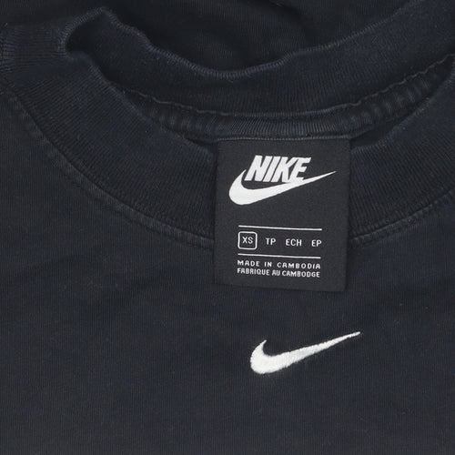 Nike Black Unisex T-Shirt XS Short Sleeve Casual