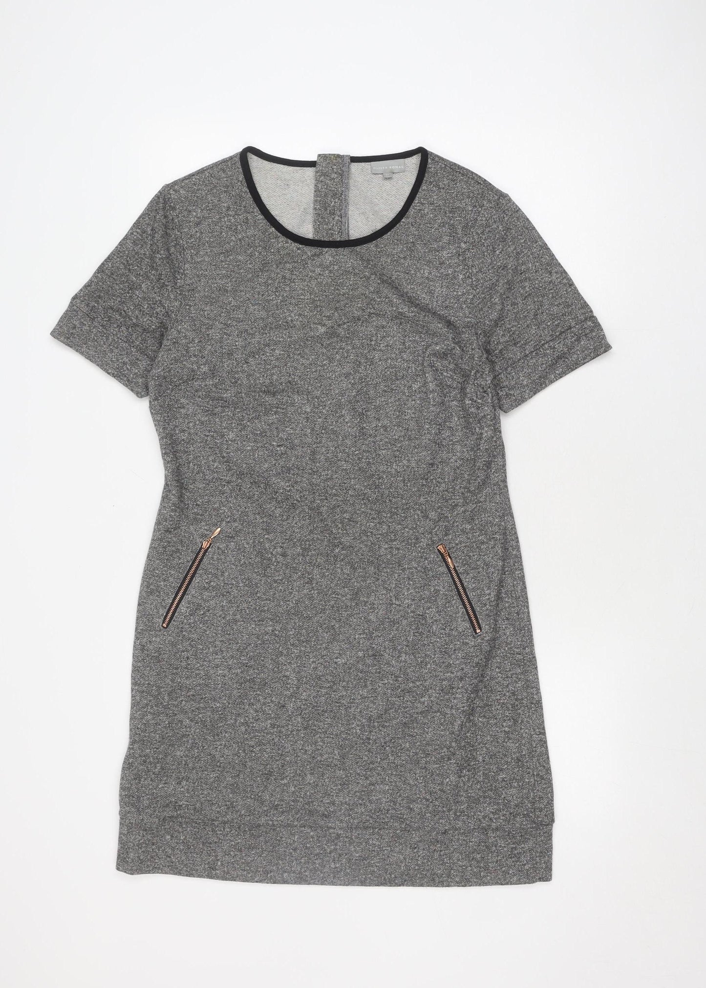 Oliver Bonas Women's Grey Sheath Dress Size 12