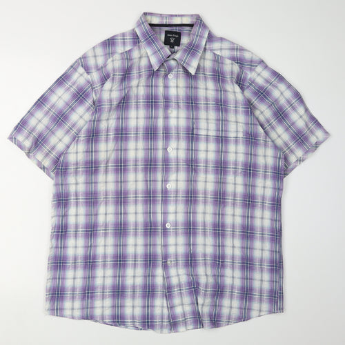 James Pringle Men's Multicolour Plaid Shirt L