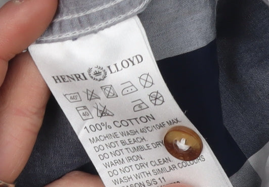 Henri Lloyd Men's Multicoloured Check Shirt M