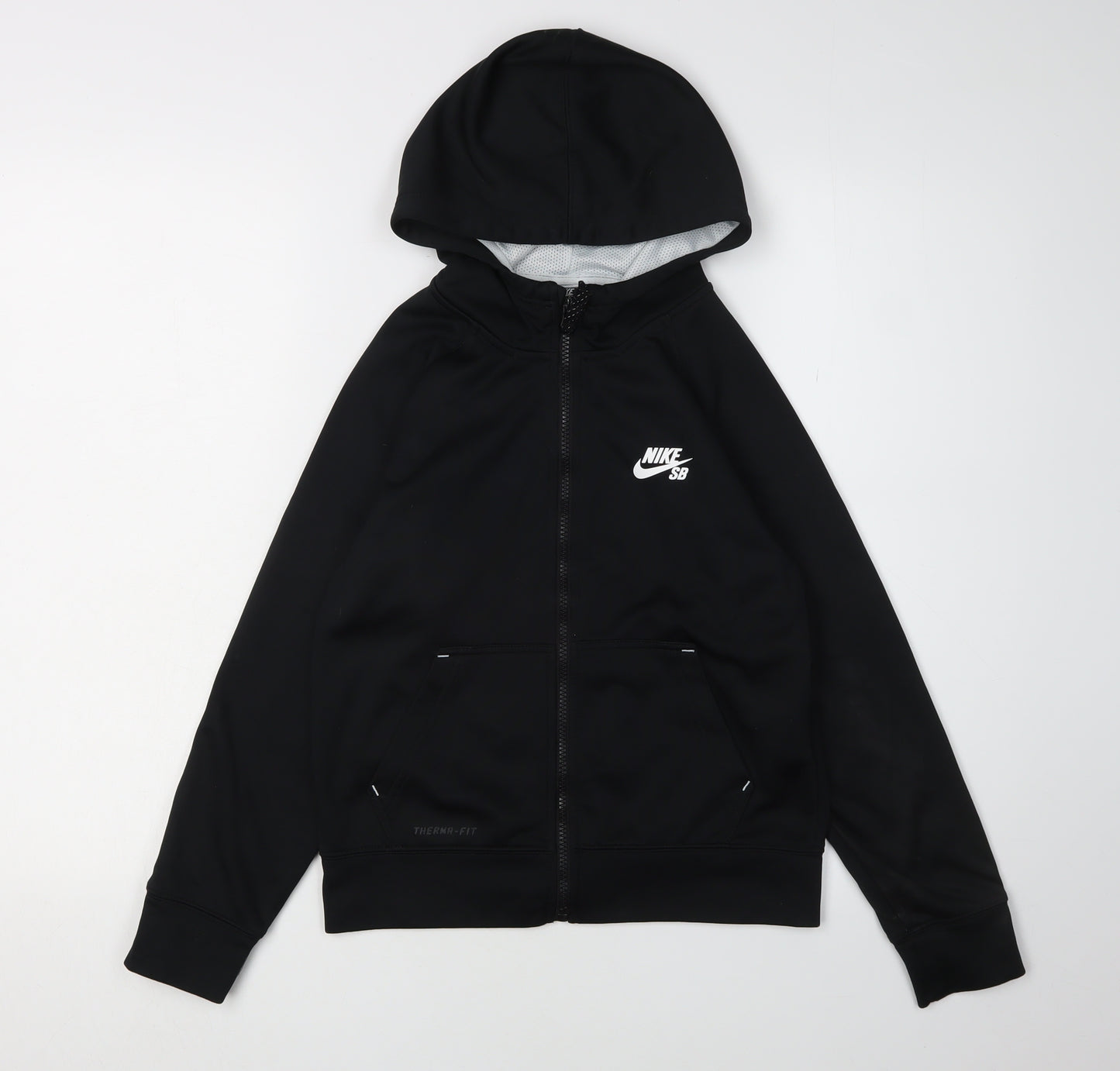Nike SB Boys Black Full Zip Hoodie 8-10 Years Skateboarding