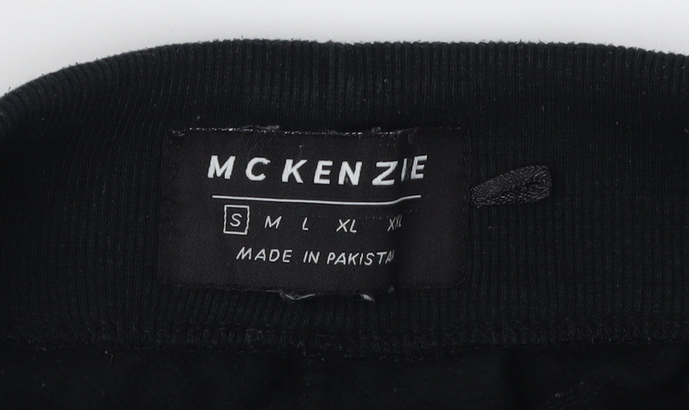 McKenzie Men's Black Jogger Pants, Size S, Casual Style