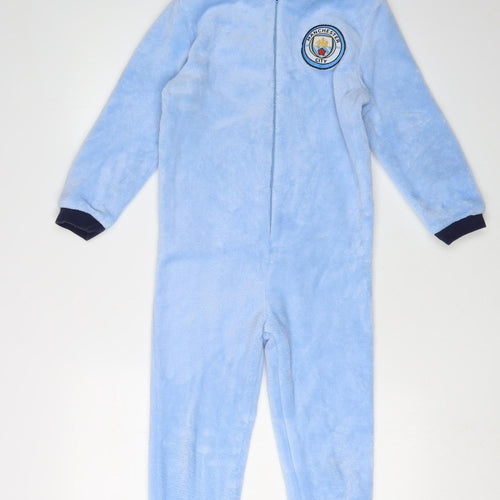 Manchester City Boys Blue One Piece Onesie 7-8 Years