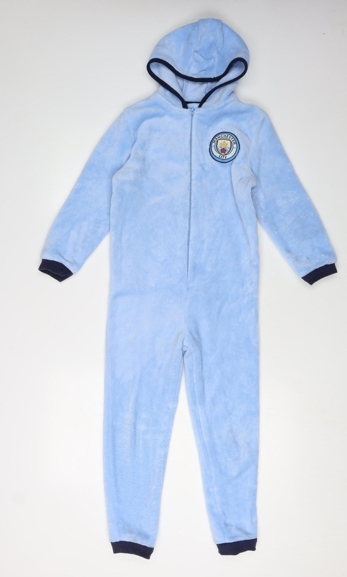 Manchester City Boys Blue One Piece Onesie 7-8 Years