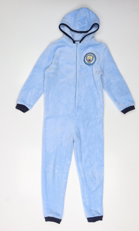 Manchester City Boys Blue One Piece Onesie 7-8 Years
