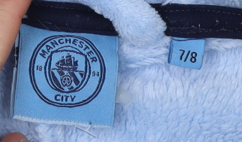 Manchester City Boys Blue One Piece Onesie 7-8 Years