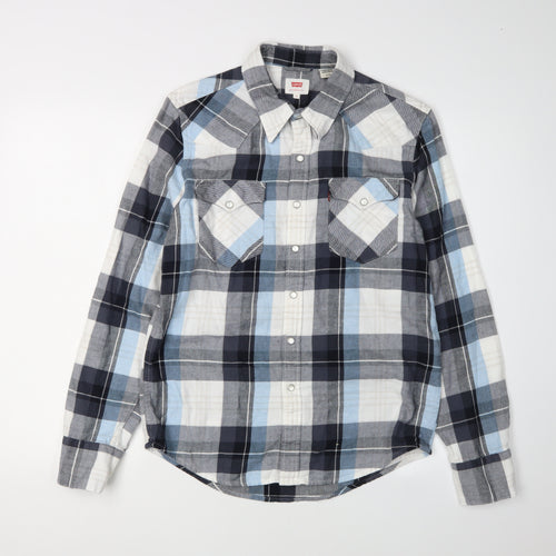 Levi's Men's Multicoloured Check Button-Up Shirt S