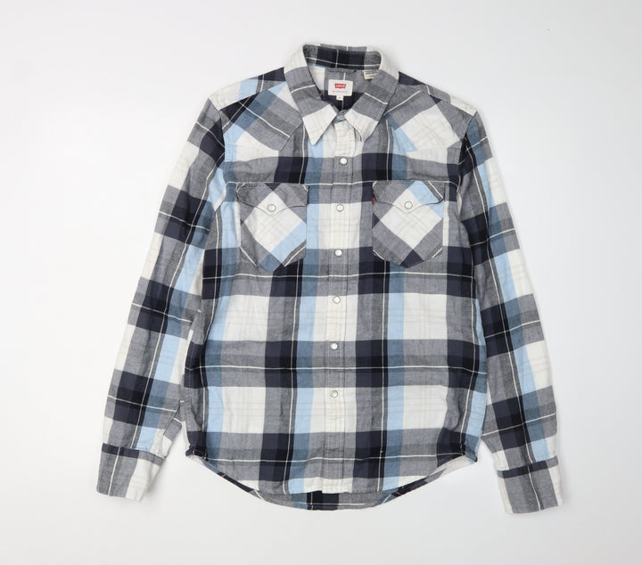 Levi's Men's Multicoloured Check Button-Up Shirt S