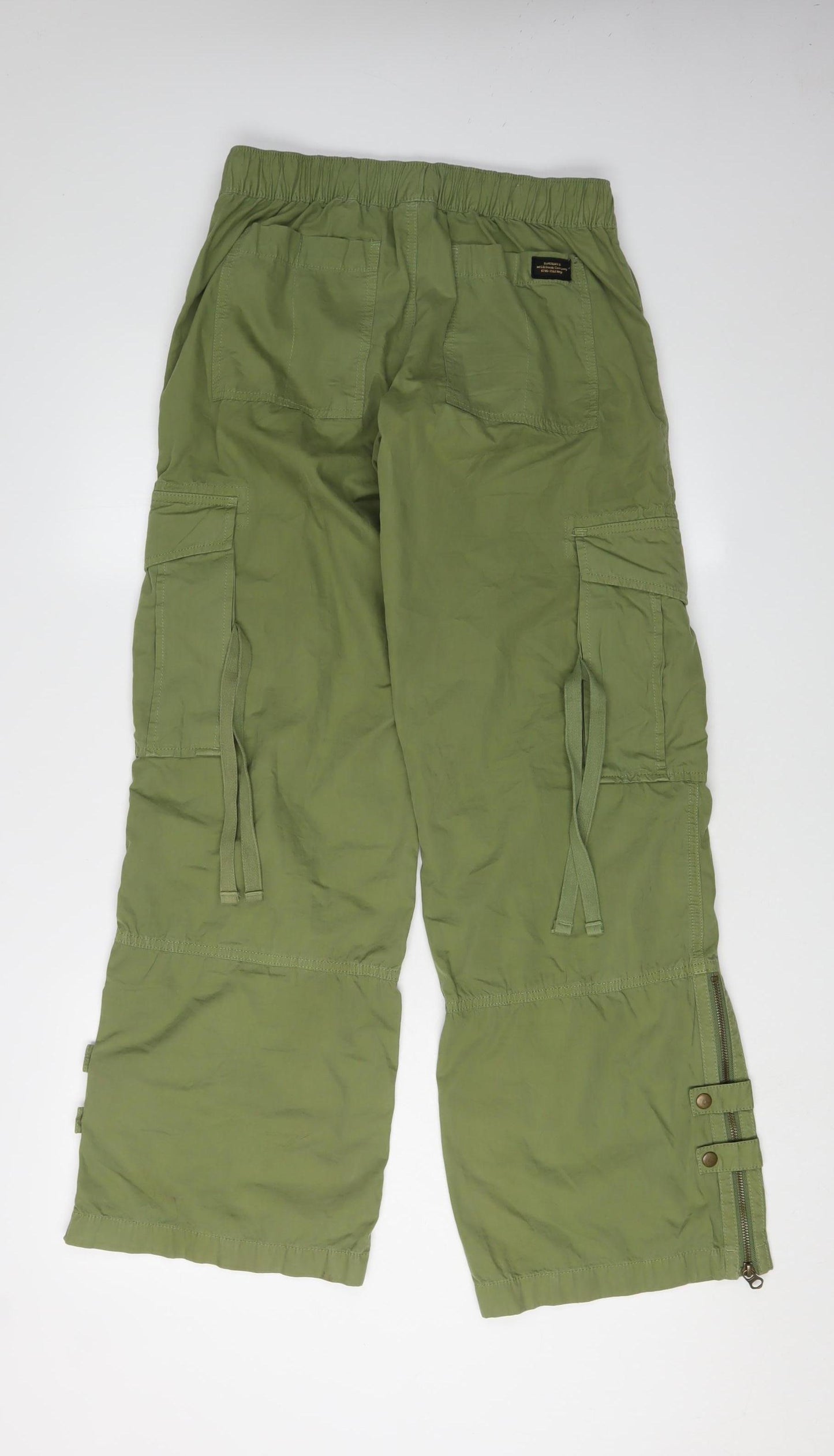 Superdry Women’s Green Cargo Trousers, Size 26