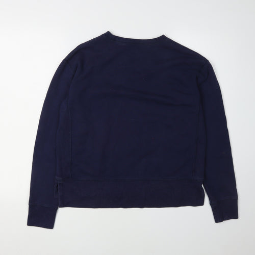 Ralph Lauren Blue Cotton Blend Unisex XS Pullover Sweatshirt
