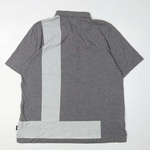 Ted Baker Men’s Grey Short Sleeve Polo - Size 5
