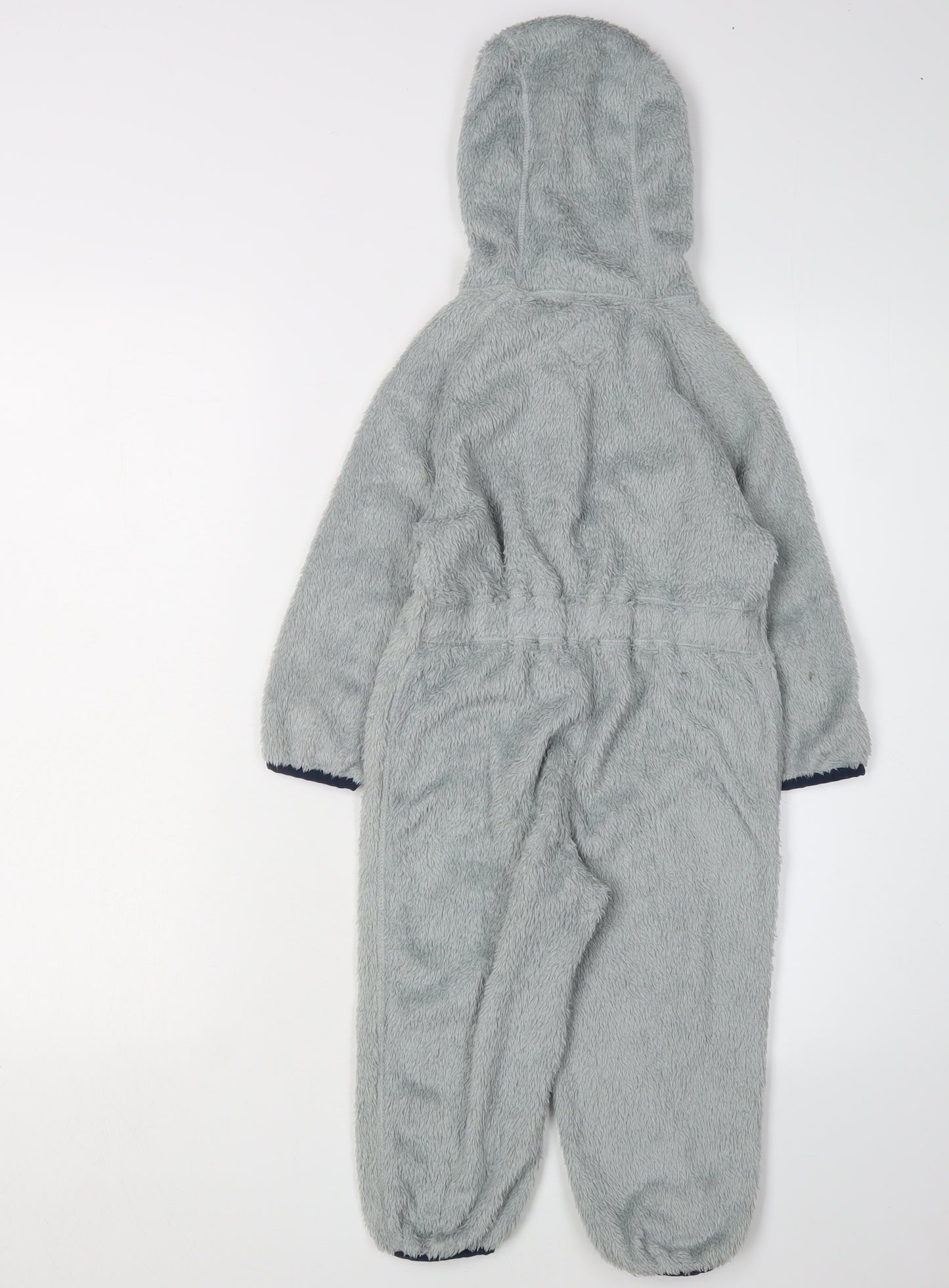 Snowdonia Grey Fleece Boys Hooded Onesie 2-3 Years
