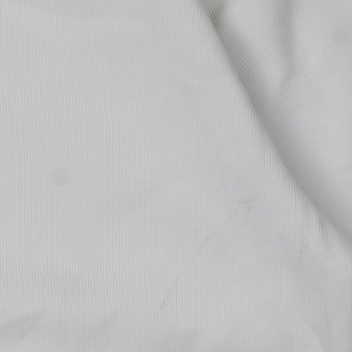 Sonneti Men's White V-Neck T-Shirt 3XL Nylon Short Sleeve