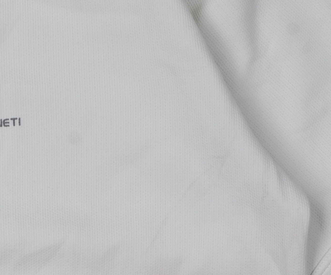 Sonneti Men's White V-Neck T-Shirt 3XL Nylon Short Sleeve