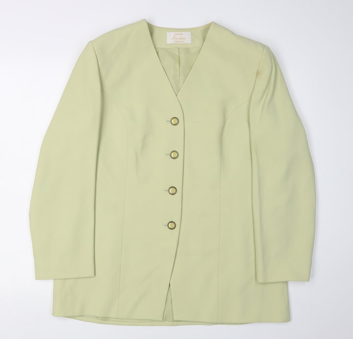 Eastex Women's Green Suit Jacket, UK 14, Classic Business