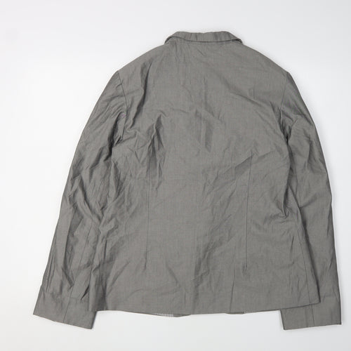 French Connection Grey Women's Blazer Size 12