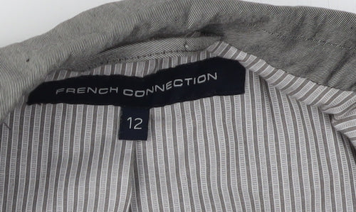 French Connection Grey Women's Blazer Size 12