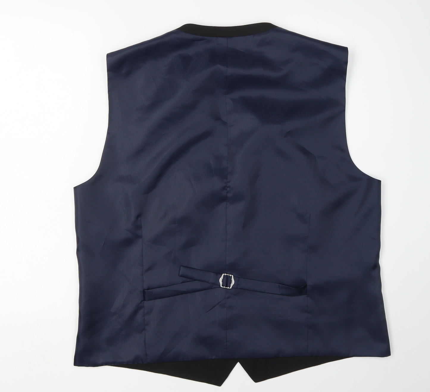 Next Men's Black Regular Fit Suit Waistcoat Size 46