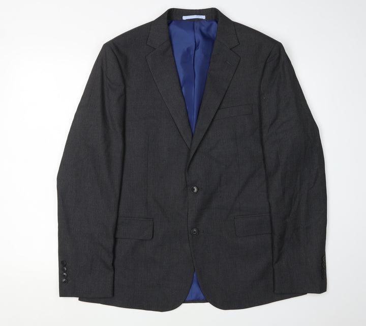 Marks and Spencer Men's Charcoal Blazer, 42R, Formal