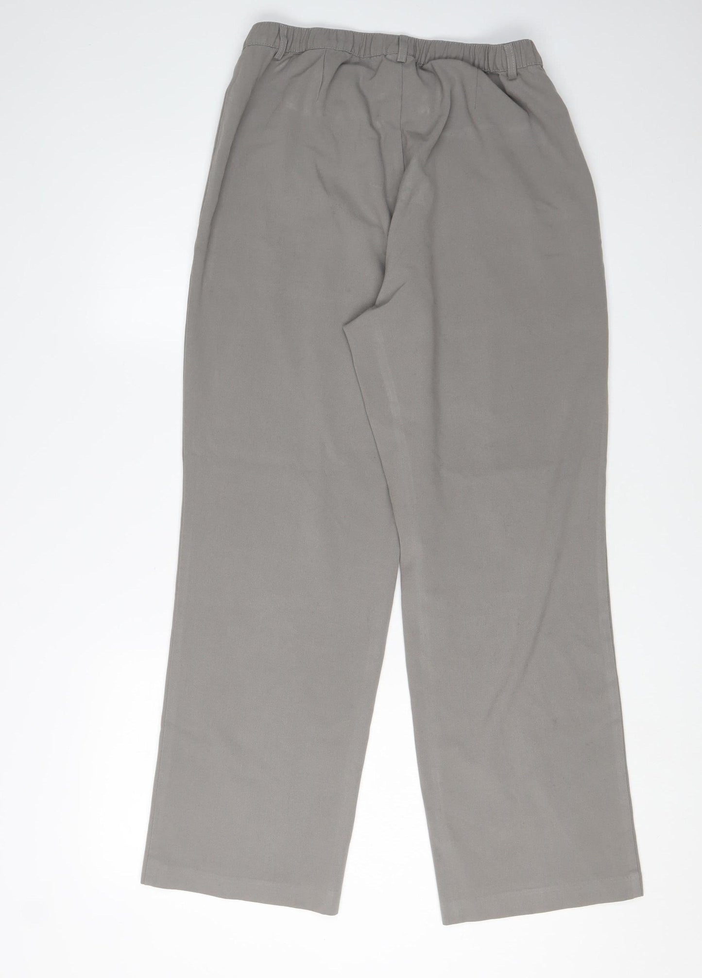Damart Women's Grey Straight Trousers Size 16
