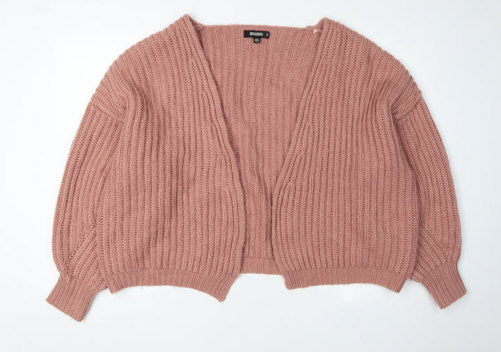 Missguided Women's Pink Cardigan Size 6/8
