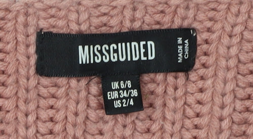 Missguided Women's Pink Cardigan Size 6/8