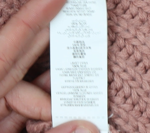 Missguided Women's Pink Cardigan Size 6/8