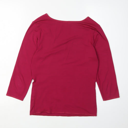 Hobbs Women's Red Jersey T-Shirt, Size S, Casual Wear