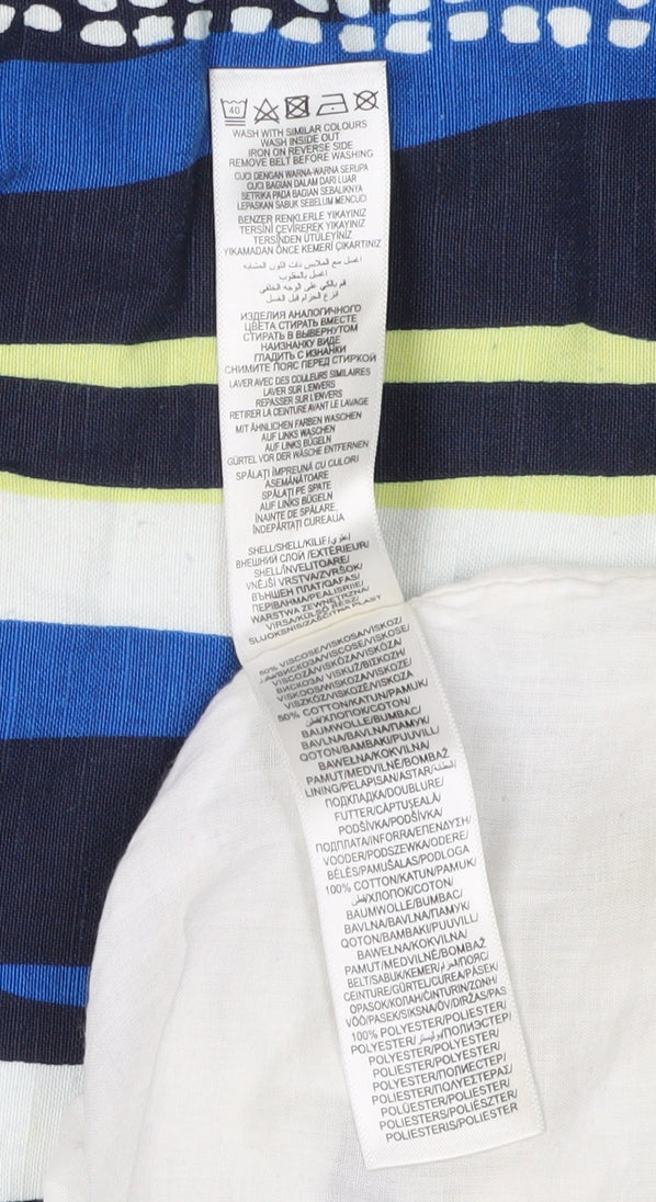 Maine Multicoloured Women's Jersey Dress Size 10