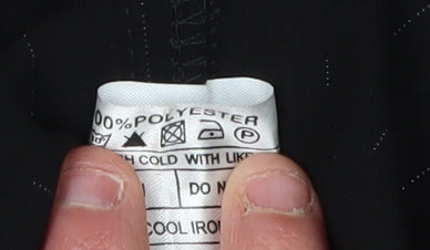 Klass Collection Women's Black Wide-Leg Trousers Size 12