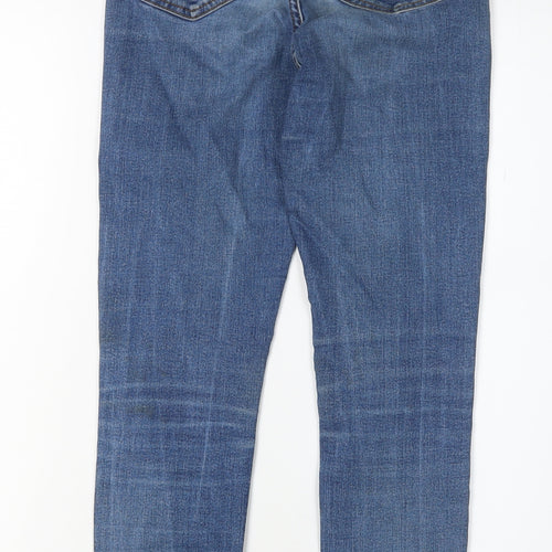 Topshop Women's Blue Skinny Jeans Size 8 Mid-Rise