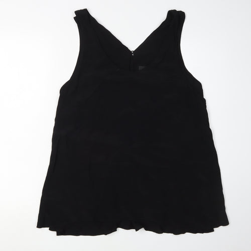Next Women’s Black Tank Top, Size 18, Basic V-Neck