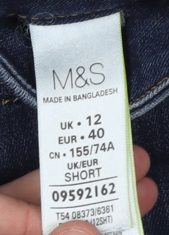 Marks and Spencer Women's Blue Bootcut Jeans Size 12