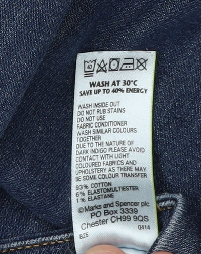 Marks and Spencer Women's Blue Bootcut Jeans Size 12