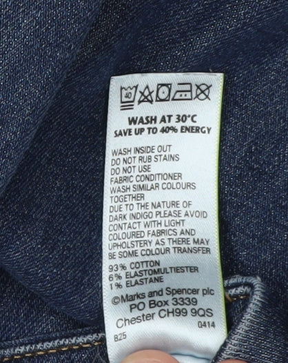 Marks and Spencer Women's Blue Bootcut Jeans Size 12