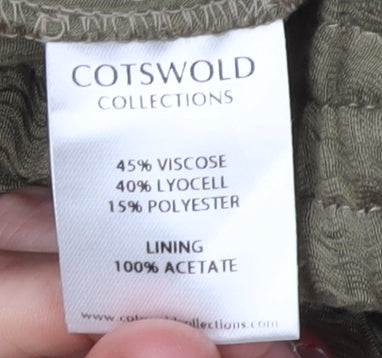 Cotswold Collections Women's Green Wide-Leg Trousers