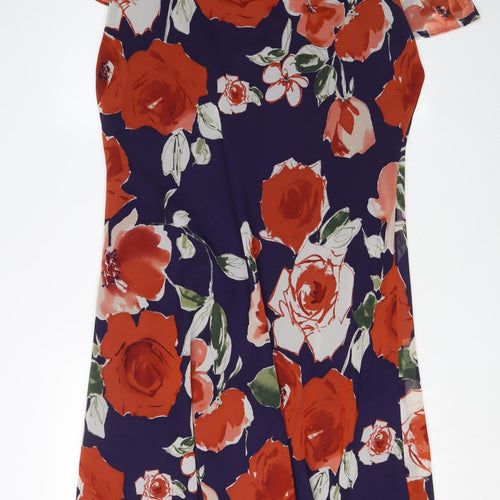 Jacques Vert Women's Multicoloured Floral Shift Dress, Size 18