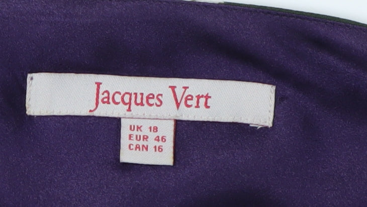 Jacques Vert Women's Multicoloured Floral Shift Dress, Size 18