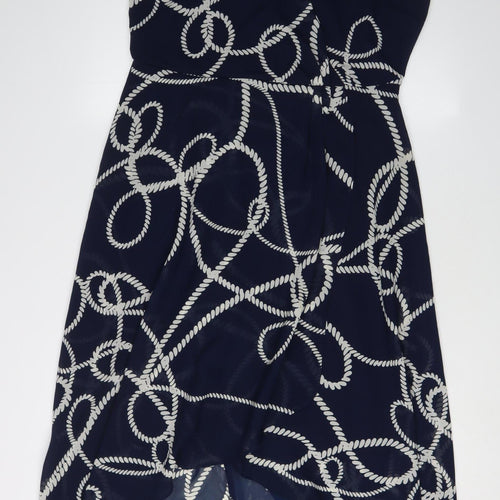 Joanna Hope Women's Blue A-Line Midi Dress Size 12