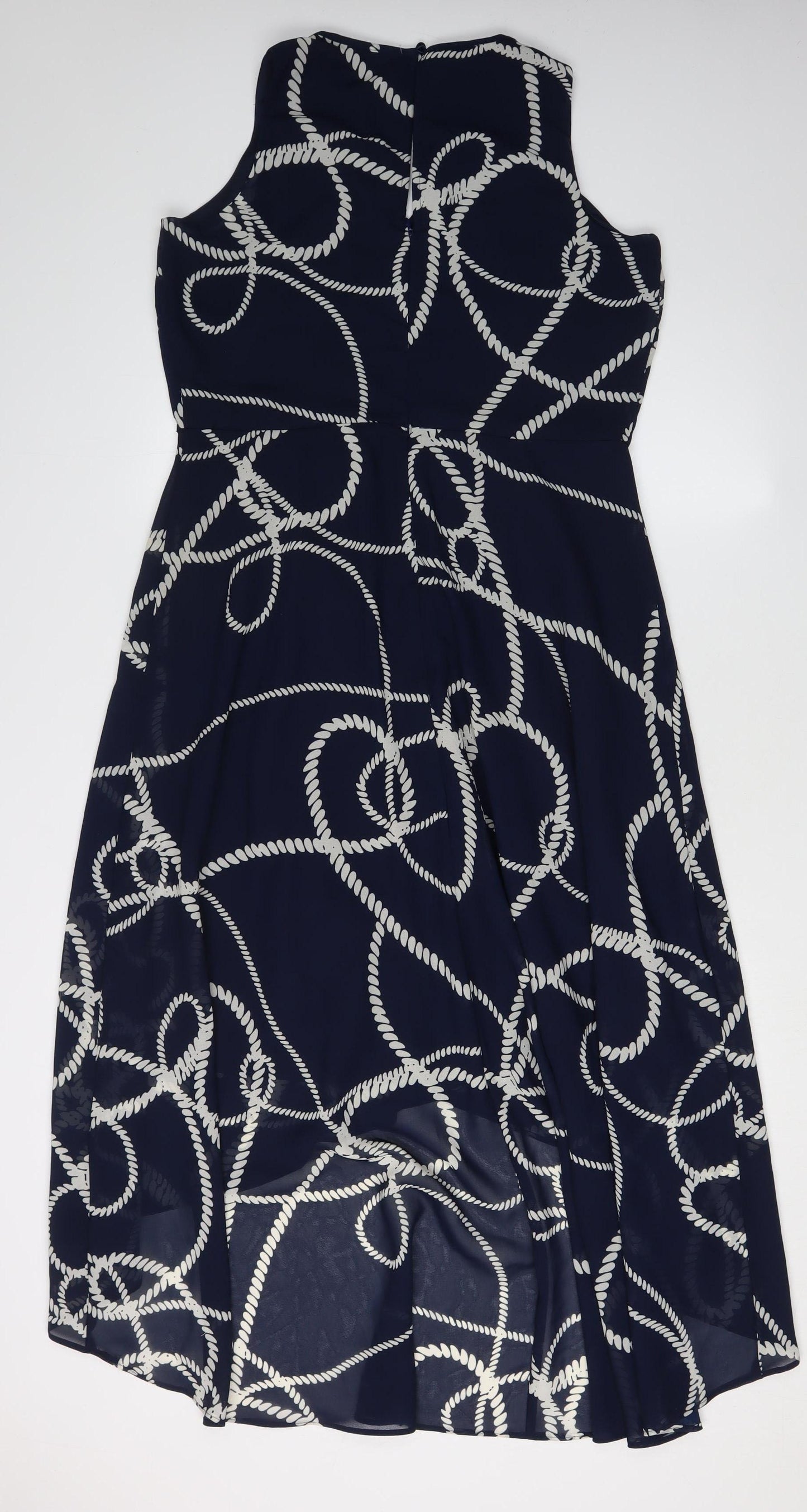 Joanna Hope Women's Blue A-Line Midi Dress Size 12