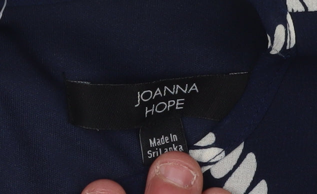 Joanna Hope Women's Blue A-Line Midi Dress Size 12