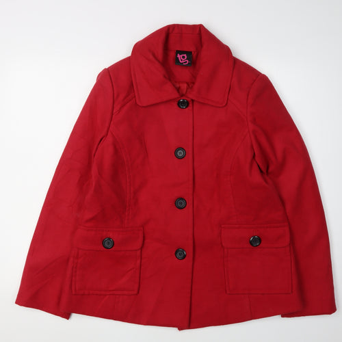 TG Women's Red Basic Jacket Size 16, Autumn/Winter