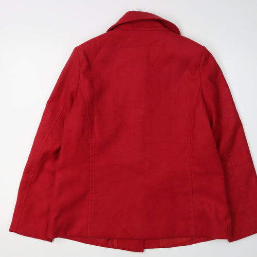 TG Women's Red Basic Jacket Size 16, Autumn/Winter