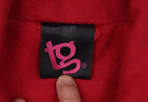 TG Women's Red Basic Jacket Size 16, Autumn/Winter