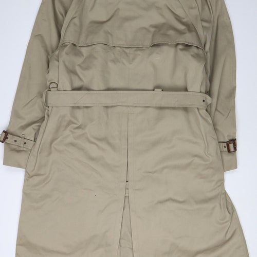 Marks and Spencer Men’s Beige Trench Coat - Size 40