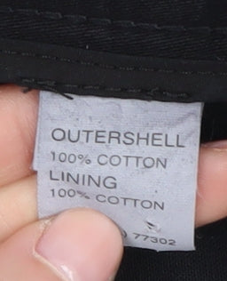 Zara Men Black Straight Jeans Size 42 with Pockets