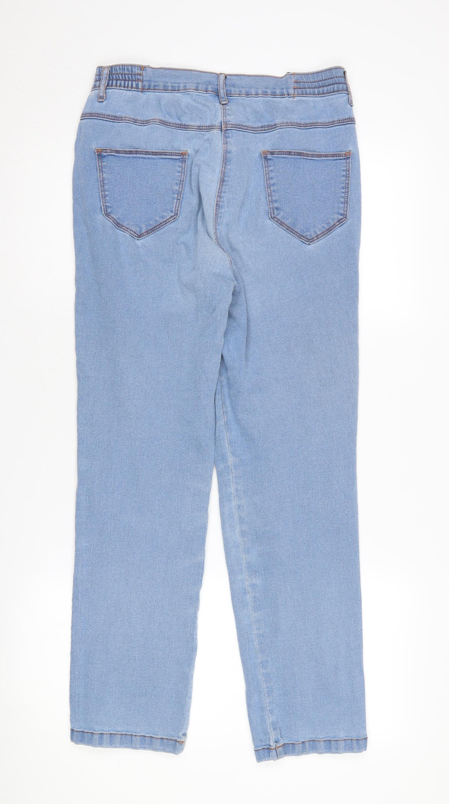 Bonmarché Women's Blue Straight Jeans Size 12