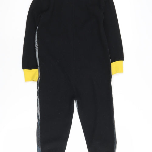 Boys Batman Black One Piece Pyjama 4-5 Years