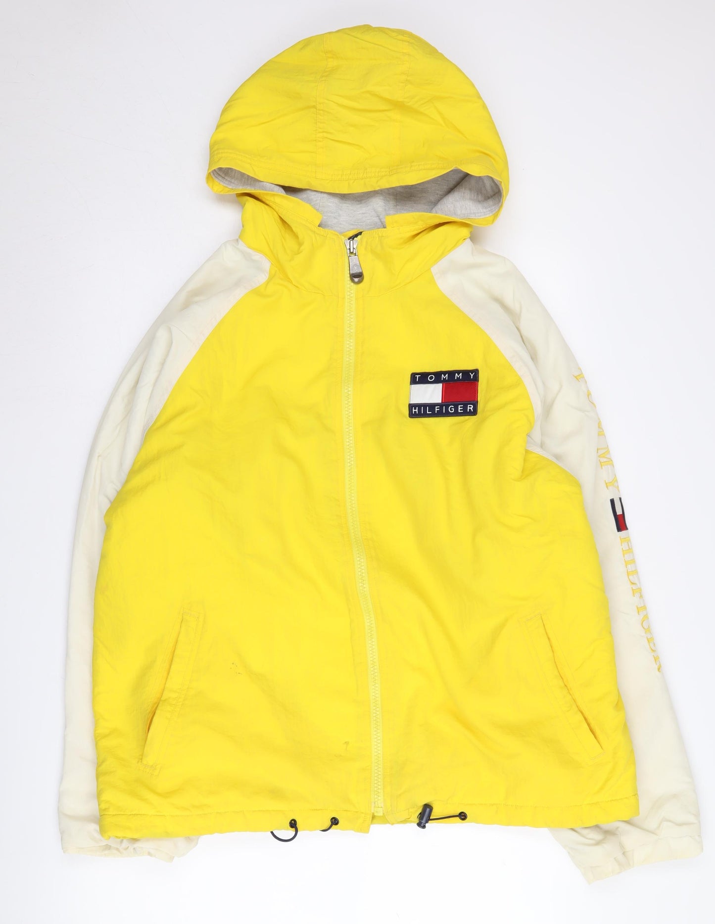 Tommy Hilfiger Men's Yellow Windbreaker Jacket M