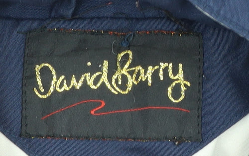 David Barry Women's Blue Parka Jacket Size 16